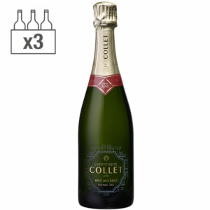 Carton de 3 bouteilles 150cl de Collet brut Art-Déco