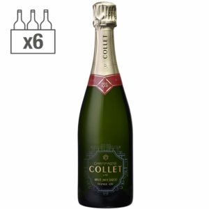 Carton de 6 bouteilles 75cl de Collet brut Art-Déco