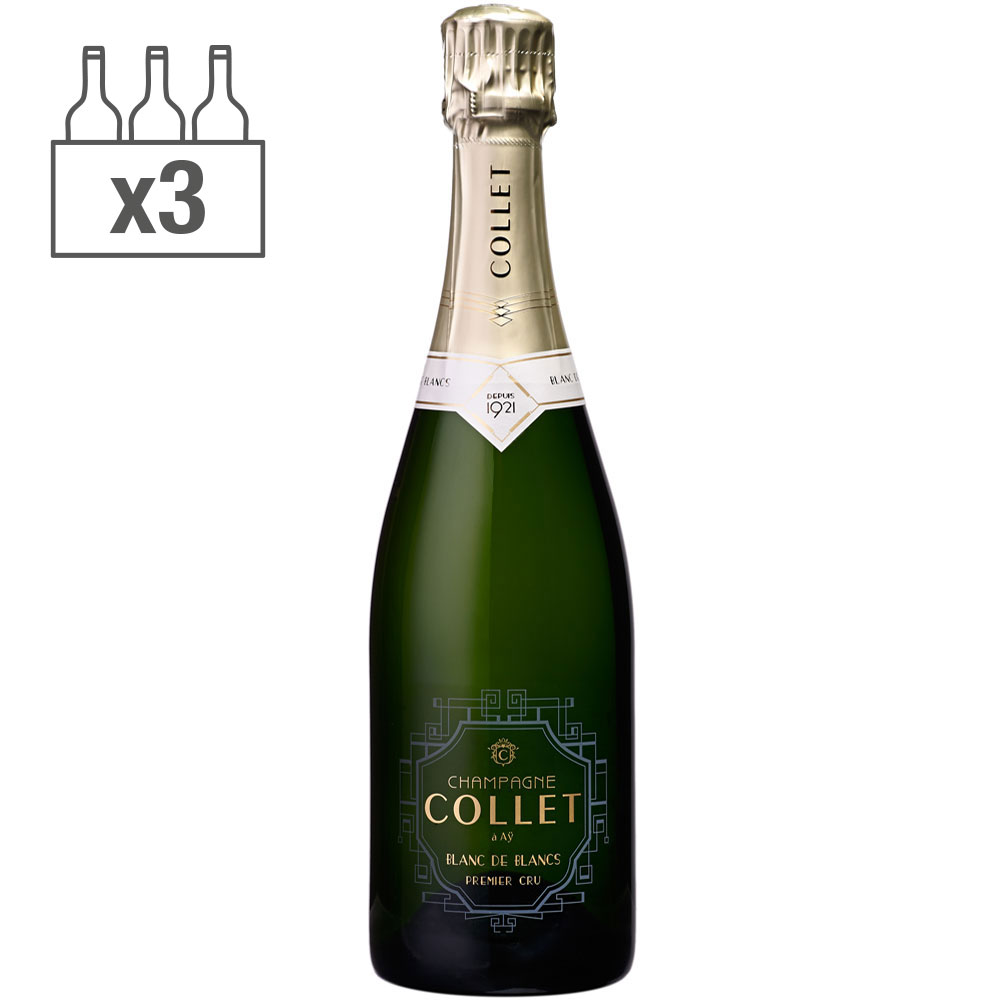 Carton de 3 bouteilles 150cl de Collet blanc de blancs