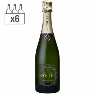 Carton de 6 bouteilles 75cl de Collet blanc de noirs