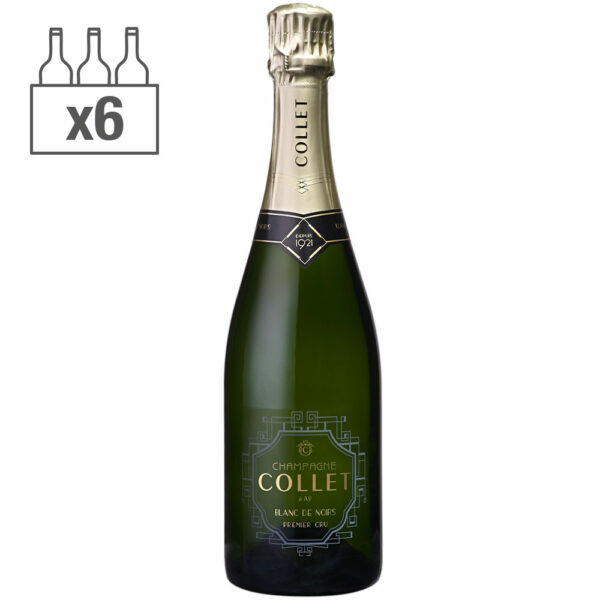 Carton de 6 bouteilles 75cl de Collet blanc de noirs