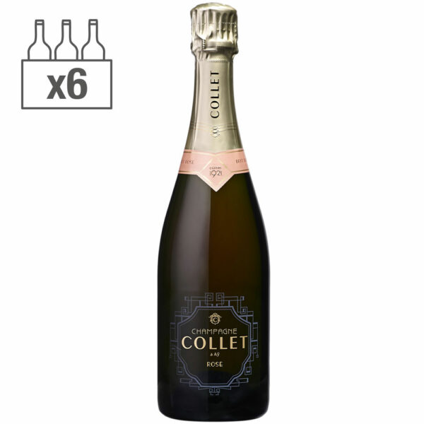 Carton de 6 bouteilles 75cl de Collet rosé