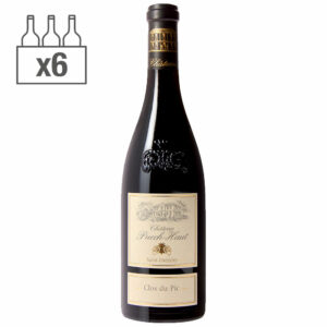 Carton de 6 bouteilles 75cl de Puech-Haut Clos du pic rouge