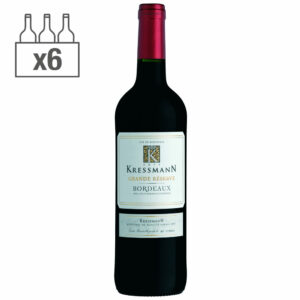 Carton de 6 bouteilles 75cl de Kressmann grande réserve Bordeaux
