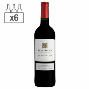 Carton de 6 bouteilles 75cl de Kressmann grande réserve Saint-Emilion